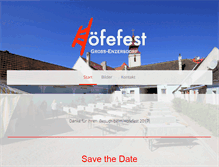 Tablet Screenshot of hoefefest.com