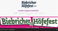 Desktop Screenshot of hoefefest.de