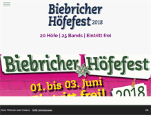 Tablet Screenshot of hoefefest.de